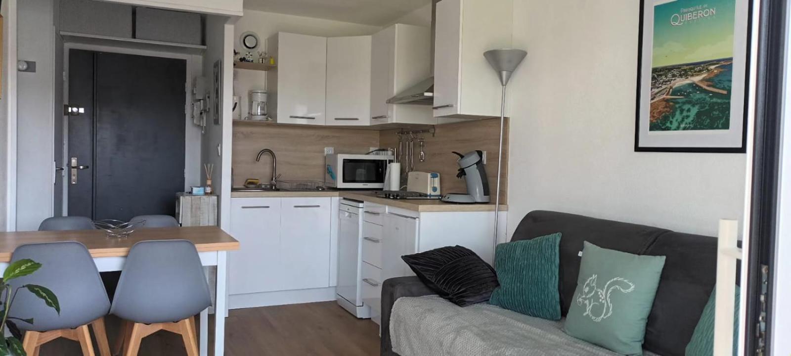 Appartement Cocon A Quiberon Dans Residence Calme, Plages Et Centre Ville A Pied Ou A Velo Pour 2 A 4 Personnes Bagian luar foto